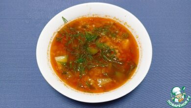 Photo of Постный суп с чечевицей и огурцами