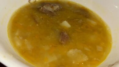 Photo of Суп из чечевицы с говяжьей масталыжкой