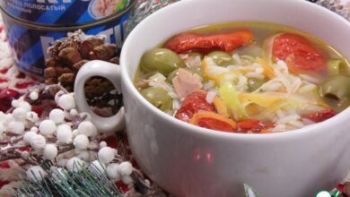 Photo of Суп с тунцом и вялеными томатами